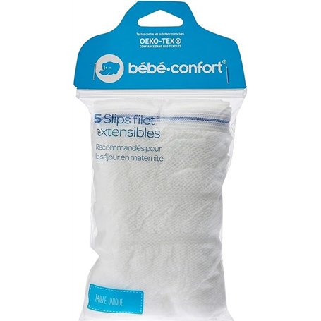 Bebeconfort Set de 5 Slips Filet Extensibles Blanc