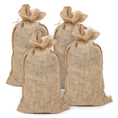 La Cordeline - Lot 4 Sacs jute 29x51 cm