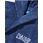 PSG PARISIAN Peignoir Enfant | 100% Coton | OEKO-TEX | Taille 10/12 ans | Brodé Garçon | Bleu