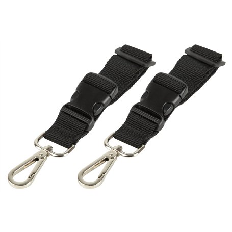 Lot de 2 attaches poussette universelles pour sac à langer