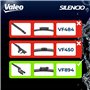 VALEO Silencio Essuie-glace - VF894 - Kit de Balais d'Essuie-glace Plat d'Origine de Haute performance, Visibilité Supérieure su