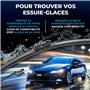 VALEO Silencio Essuie-glace - VF912 - Kit de Balais d'Essuie-glace Plat d'Origine de Haute performance, Visibilité Supérieure su