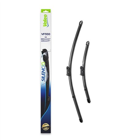 VALEO Silencio Essuie-glace - VF930 - Kit de Balais d'Essuie-glace Plat d'Origine de Haute performance