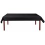 Pro Nappe - Réf. R485034I - Nappe en papier damassé jetable en rouleau de 50 m de long x 1,18 m de large - Couleur noire - Papie