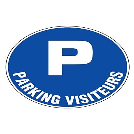 Panneau Parking visiteurs - Rigide Ø300mm - 4061290