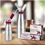 GOBEL - Lot de 10 Cartouches de gaz N₂0 pour siphons - Réussissez des Sauces Crèmes Chantilly Mousses Chaudes ou Froides – Recha