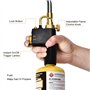 InLoveArts Torche au propane MAPP Torche de démarrage pour barbecue et brasage à haute intensité avec 3 buses/embouts, Turbine c