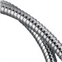 Wirquin 60719566 Lot de 2 flexibles en inox chromé 1m et 30 cm pour colonne de douche