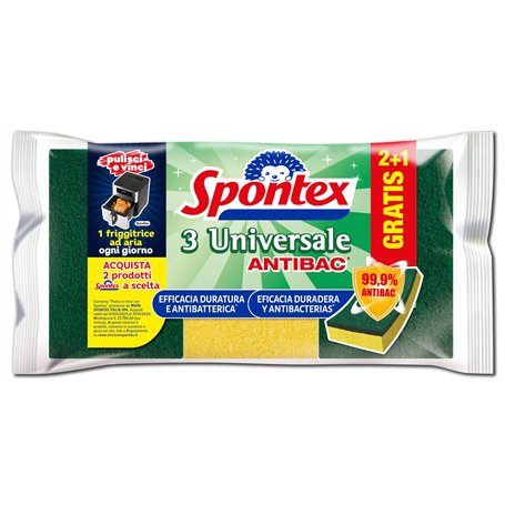 Spontex – éponge Abrasive salvaunghie x3