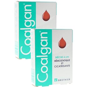 Coalgan Arrête le Saignement - Mèches hémostatiques nasales