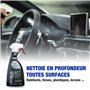 ProTechMC | Kit Nettoyant Voiture Interieur et Extérieur | Nettoyant Multi-Surfaces | Shampoing Carrosserie | Nettoyant Jantes |