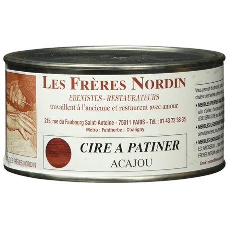 Les Frères Nordin 413912 Cire à patiner Acajou