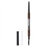 Maybelline New York Brow Ultra Slim Pencil pour la température des sourcils avec KAM et Ultrafina Color Tip 006 Black Brown - 2