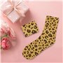 Chaussettes paillettes courtes - Léopard (taille unique 36-42)