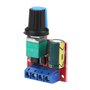 Akozon 5V-28V 5A 90W Contrôleur de commutateur de commande de vitesse de moteur à courant continu (PWM) Gradateur de régulateur 