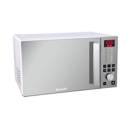 Micro-ondes posable- GE2626S - 900W - Gril quartz 1000W - Autoprogramme 8 positions - 3 mémoires - Speed Defrost -PT 32cm - silv