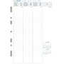 Exacompta 28272E - 1 Recharge Pour Organiseur Exatime 21 - Format 15 x 21 cm - 1 Semaine sur 2 Pages - Septembre 2025 à Décembre