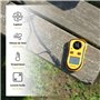 FISHTEC Anémomètre Numérique Portable - Mesure la Vitesse du Vent actuelle/moyenne/maximale + Température - Ecran LCD rétroéclai