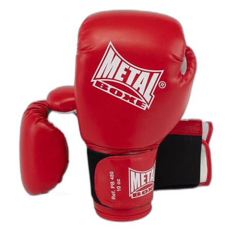 METAL BOXE Gants de Boxe Initiation Rouge 06 oz