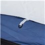 Outsunny Tente de Camping dôme familiale pour 6-8 Personnes avec 4 Portes en Filet zippées, Tissu Oxford Amovible, Crochet pour 