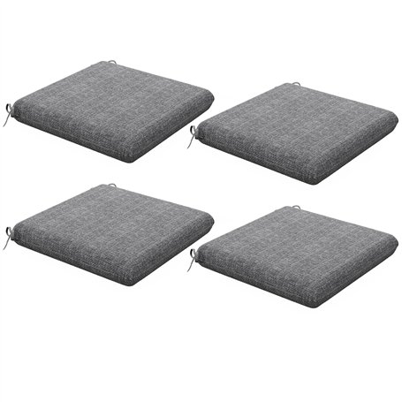 Outsunny Lot de 4 Coussins de Chaise
