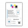 3200 Etiquettes autocollantes 105 x 37 mm soit 200 Feuilles A4 de 16 étiquettes multi-usage 105x37.1 mm compatible jet d’encre