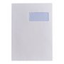 20 ex Grande enveloppe A4 avec fenêtre pochette courrier C4 papier kraft blanc 90g format 229 x 324 mm une enveloppe blanche ave