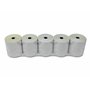 10 Rouleaux papier AUTOCOPIANT 2 PLIS blanc + jaune 76 x 70 x 12 bobine pour caisse enregistreuse bobine papier carboné 2 feuill