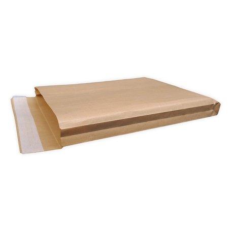 Lot de 10 grandes Pochettes à Soufflet Kraft Armé solide B4+A4+C4+ 135 gr: 280 X 365 x 30 mm pour A4+