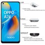 NOVAGO compatible avec Oppo A74(4G)- Pack de 2 films en verre trempé ultra résistant anti choc et anti explosion d'écran (Transp