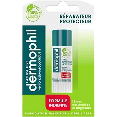 Dermophil Stick Lèvres Réparateur Protecteur Formule Indienne (lot de 3)