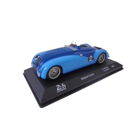 OPO 10 - Voiture Miniature de Collection 1/43 Compatible avec Bugatti 57G #2 Winner Le Mans 1937-24LM14
