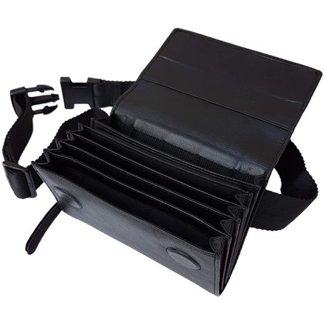 Sacoche sans Monnayeur Euro – Portefeuille Serveur Restauration Pratique – Pochette Caisse Monnaie Billets sans Trieur Piéce - T