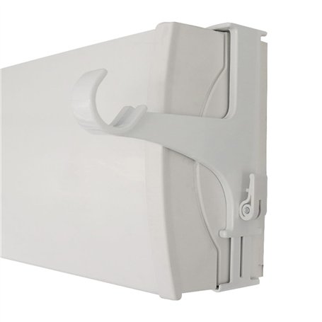 Lot de 2 Supports - Sans Perçage sans Adhésifs -pour Tringle à Rideaux ø20-28mm -fixation tension sur Coffre de Volet Roulant Ha