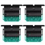 Lot de 4 Attaches de tablier rigide Clicksur H875E pour volet roulant - Fixation de volets roulants - Verrou automatique 2 maill