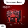 Bagtrotter - Cartable 38 cm - Spiderman Noir - Primaire - Bretelles et dos rembourrés - Bandes Réfléchissantes - Grand Rangement