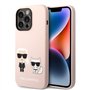 Karl Lagerfeld KLHMP14XSSKCI Coque Rigide en Silicone pour iPhone 14 Pro Max 6