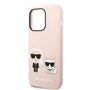 Karl Lagerfeld KLHMP14XSSKCI Coque Rigide en Silicone pour iPhone 14 Pro Max 6,7