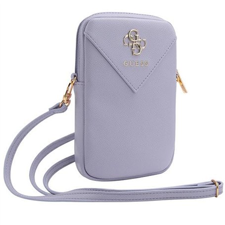 CG MOBILE Sac Guess GUWBZPGSTEGU Violet Zip Triangle 4G