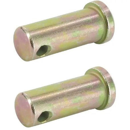 cyclingcolors 2X axe d'attelage diamètre 14mm x Longueur 38mm 3 Points remorque Tracteur Camion Machine agricole Piton goupille
