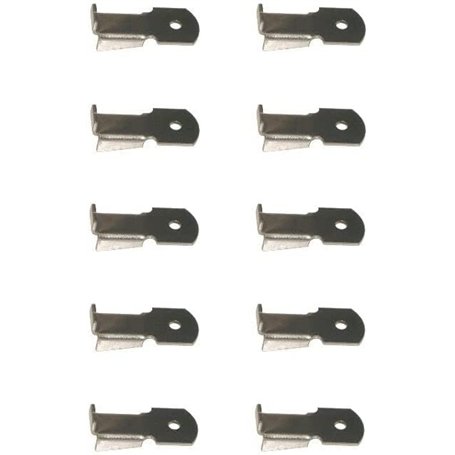 cyclingcolors 10x Taquet pour crémaillère Support Fixation Attache Armoire Etagère Tablette Meuble