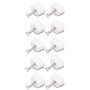 cyclingcolors 10x taquet à clou plastique blanc support étagère meuble tablette tiroir renfort pointe à clouer