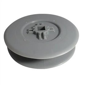 cyclingcolors Poulie de guidage volet roulant sangle 12 à 15mm sortie carrée 10mm en plastique gris à clipser Store Cordon