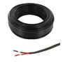 cyclingcolors Câble de remorque 2 Fils 12 / 24V 18A câble électrique 2 conducteurs PVC Noir Caravane Camion Automobile Véhicule