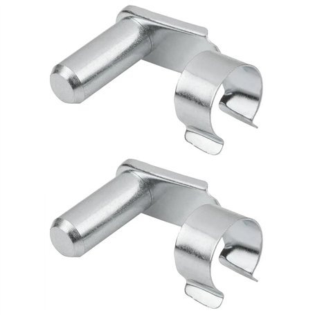 cyclingcolors 2X Axe de sécurité pour Chape Clip à Ressort 8mm Longueur utile 30mm Vérin Gaz Universel Tête Embout Fourche Véhic