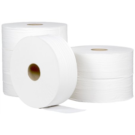 Papier Toilette Hygiénique - Maxi Jumbo | Ecolabel - 350m | Lot de 6
