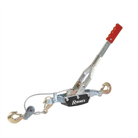 Ribitech 06563 Treuil manuel horizontal avec câble 4 T