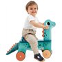 Janod - Portosaurus - Porteur Dinosaure - Hauteur d'Assise 21 cm - Queue en Peluche Amovible - Développe l'Équilibre - Jouet en