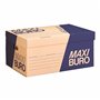 Maxiburo Caisse à archives kraft brun H 27 x L 54 x P 35 cm Lot de 10