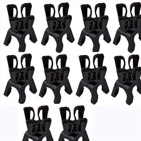 Tremblay Lot de 10 Clips pour 2 Jalons Ø 25 mm Agility Sport pour Chiens